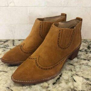 ! Madewell $198 Grayson Brogue Chelsea Boots J8292